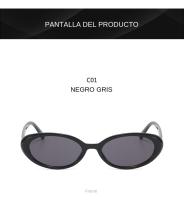 Gafas De Sol Ovaladas Pequeñas Para Mujeres Moda Nueva Retro Coloridas Protección UV400 Anteojos De Sol Para Ocasiones Casuales - details 8