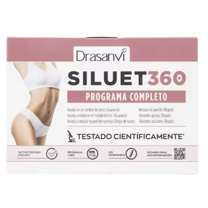 Suplemento Detox / Depurador Siluet 360º 120 Tab Drasanvi - 1
