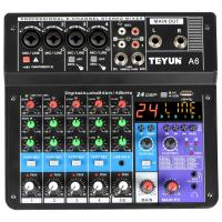 PRO - Mesa de Mezclas Bluetooth y USB de 6 canales para disfrutar de música sin límites - details 0