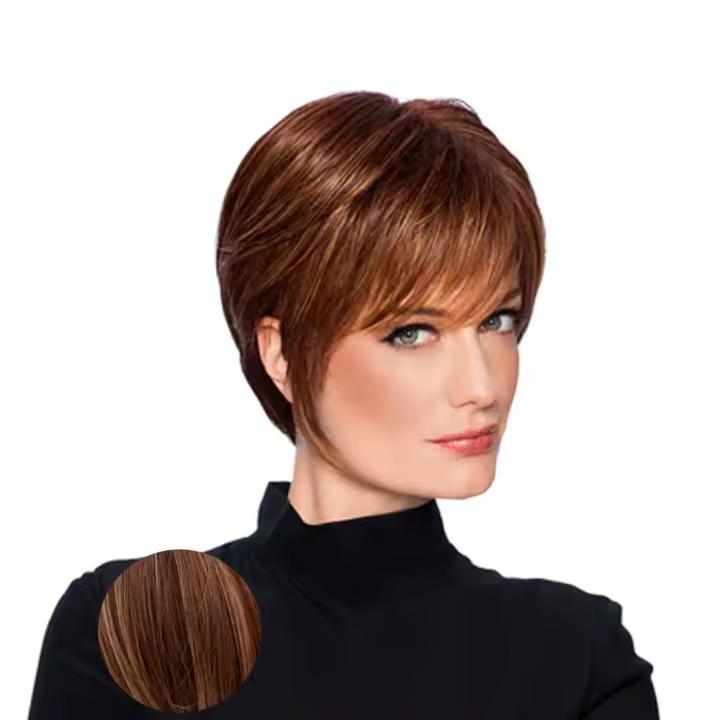 Hairdo Wispy Cut Peluca corto de color claro rojiza - 1