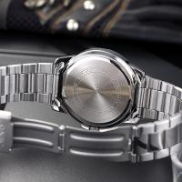 reloj deportivo hombre Casio MTP-VD01D-1E2 dial negro 45mm correa de acero hebilla triple pliegue resistencia al agua 50m - details 3