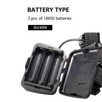 Linterna Frontal LED Recargable XHP70.2 Con 90000LM Torcha Frontal USB 3*18650 Batería Powerbank Impermeable Para Camping Caza Pesca - details 6