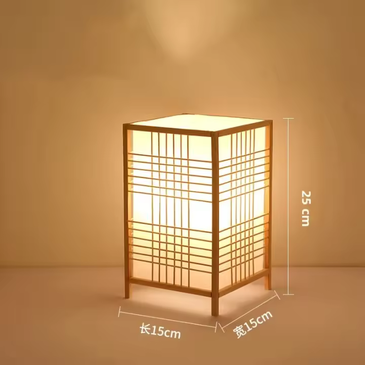 Lámpara De Libro Minimalista De Bambú Para Dormitorio Y Estudio Luz De Lectura Con Diseño De Enredadera Ecológica Y Moderna Sin Baterías Fuente De Alimentación AC Soporte Para Libros Incluido - 1