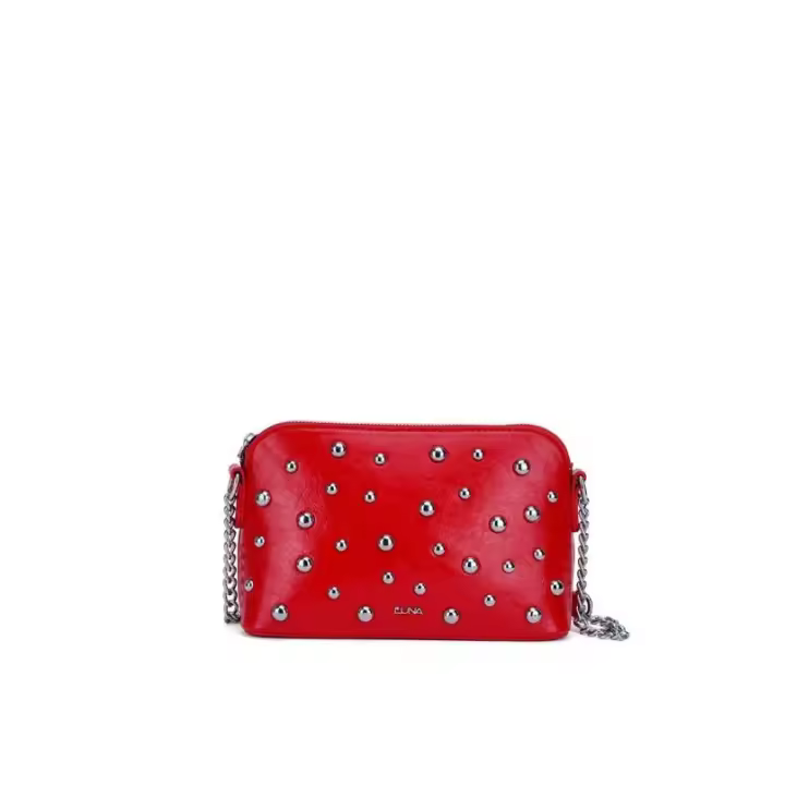 Bolso bandolera pequeña LUNA DK macarella ch rojo - 1