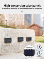 Lámpara Solar LED Exterior Sensor De Iluminación Decoración De Jardín Impermeable Luz De Pared Autocontenida Para Exterior - details 10