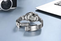 Reloj Mecánico Para Hombre PAGANI DESIGN 2024 NH35 Automático Acero Inoxidable Cristal De Esmeril 20Bar Impermeable 39mm - details 12