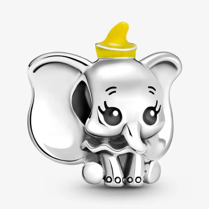Pandora Charm de Colgante en Plata DE LA Lei Dumbo de Disney 799392C01, Incluye Caja Original - 1