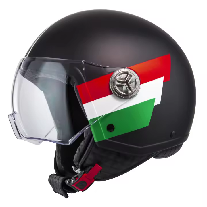 Casco de Moto Minijet Zeta 2 NZI - Clásico Moderno, Confortable, Ligero - 1