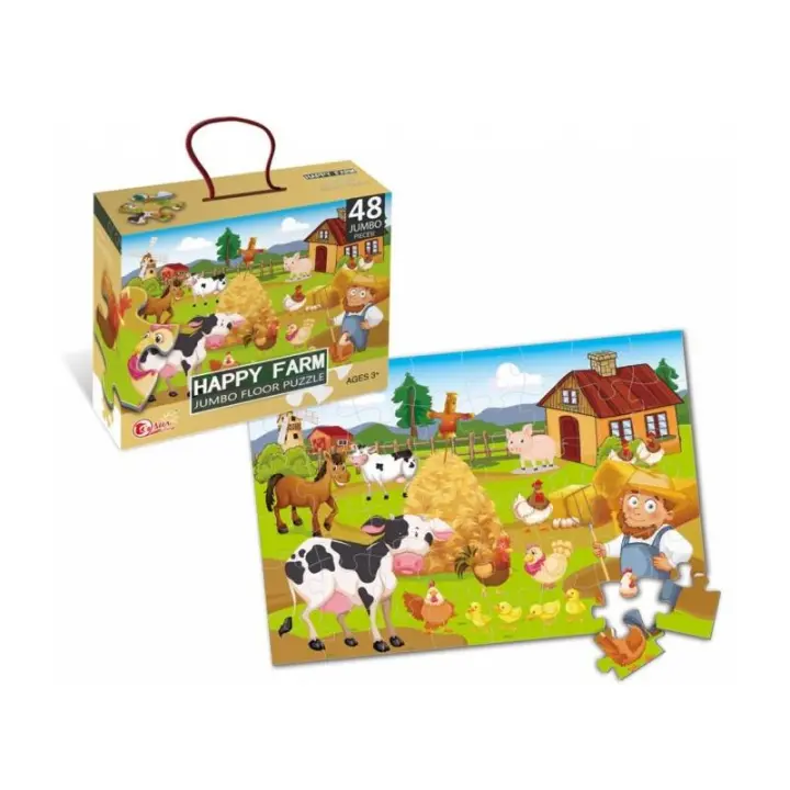 BP Puzle Gigante La Granja 48 Piezas - Juego Infantil de Concentración - 1