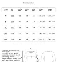 Camiseta De Algodón Grueso 300g Para Hombre Y Mujer Con Mangas Largas Para Primavera Otoño Blanca Suelta Capaz De Camiseta Básica - details 0