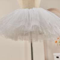 Petticoat De Tulle Puff Blanco Y Negro Para Mujer Y Niños Vestido De Cosplay Ballgown Bodas Sin Costillas Traje De Tútulo - details 3