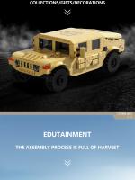 Bloques De Construcción Militar H1 510PCS Vehículo Off-road Para Colección Y Juego Educativo Para Niños Regalos De Fiestas Y Vacaciones - details 1