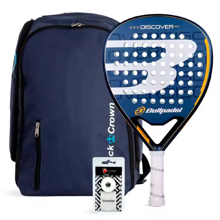 Pack Bullpadel Discover Pwr Mochila Black Crown Navy - 1