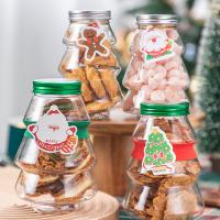 Juego De Botellas De Almacenamiento Ecológicas De Plástico Para Regalos De Navidad Y Año Nuevo Jarra Dulces Para Niños Caja De Decoración De Pastelería Y Chocolate Capacidad 401-500ml - details 2