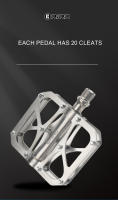Pedales De Bicicleta RIRO De Aluminio De Aleación Con 3 Rodamientos Antideslizantes Ultraligeros Y Gran Almohadilla Universal Tornillo De 14 Mm Para MTB Y Carretera - details 7