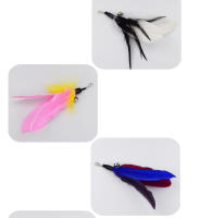 Juguete Interactivo Para Gatos Con Plumas Palanca Retráctil Con Campana Repuesto Para Refill Ideal Para Gatitos - details 10