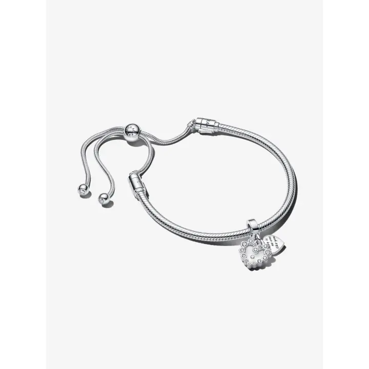 Pandora - VENTA FINAL - Conjunto de pulseras de corazón brilliantly-Plata de Ley - 1