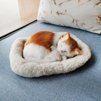 Realista dormir sudadera respiración Gato Perro peludo con Esterillas Creativos animales Decoración - details 3