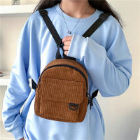 Mochila Mini Para Mujer De Cordón Sólido Y Estilo Casual Gran Capacidad Duradera Para Viajes Y Escuela Con Cierre De Cremallera - details 37