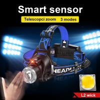 Linterna Frontal LED Recargable 18650 Potencia Máxima 9000000LM Para Pesca Y Camping Luz De Trabajo Profesional Impermeable Con Tres Modos De Iluminación - details 32