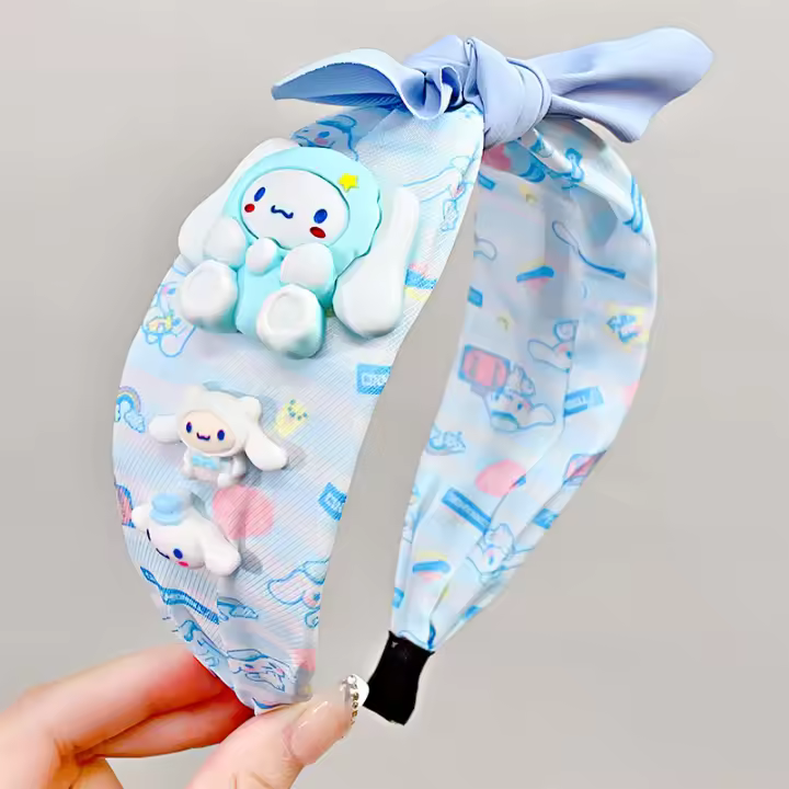 Diadema Sanrio Para Niñas Estilo Kawaii Accesorio Para El Cabello Con Lazo Dulce De My Melody Juguete Regalo De Peluche - 1