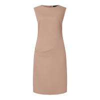 Vestido Elegante Sin Mangas De Mujer ZANZEA De Moda Coreana Casual Con Cuello Redondo Draped Vestidos De Oficina Largo Hasta La Rodilla Para Mujer - details 13