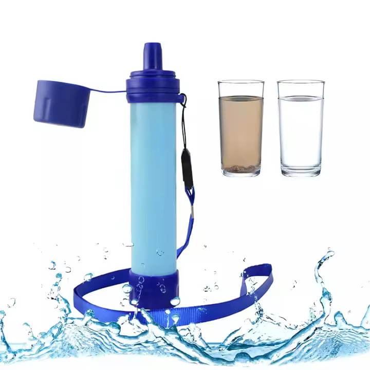 Filtro De Agua Portátil Para Exteriores 1pc Sistema De Filtro De Estraw Para Supervivencia Emergente Camping Senderismo Escalada - 1