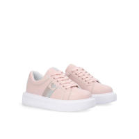 LIU JO — Cod. 4A3303EX0165  Sneakers con cordones, niÑa, solo color, con logo, suela de goma - details 1