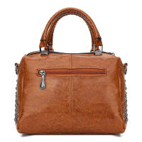 Bolso Vintage de cuero PU para Mujer, Bandolera de hombro con Remaches, de diseñador, de lujo, con almohada - details 18