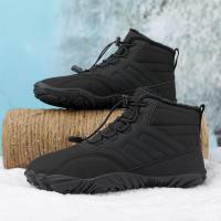 Botas De Invierno Cálidas Para Hombres Y Mujeres Zapatos Casuales De Peluche Algodón Para Trekk Ing Climbing Trabajo Bota De Tobillo Alto - details 1