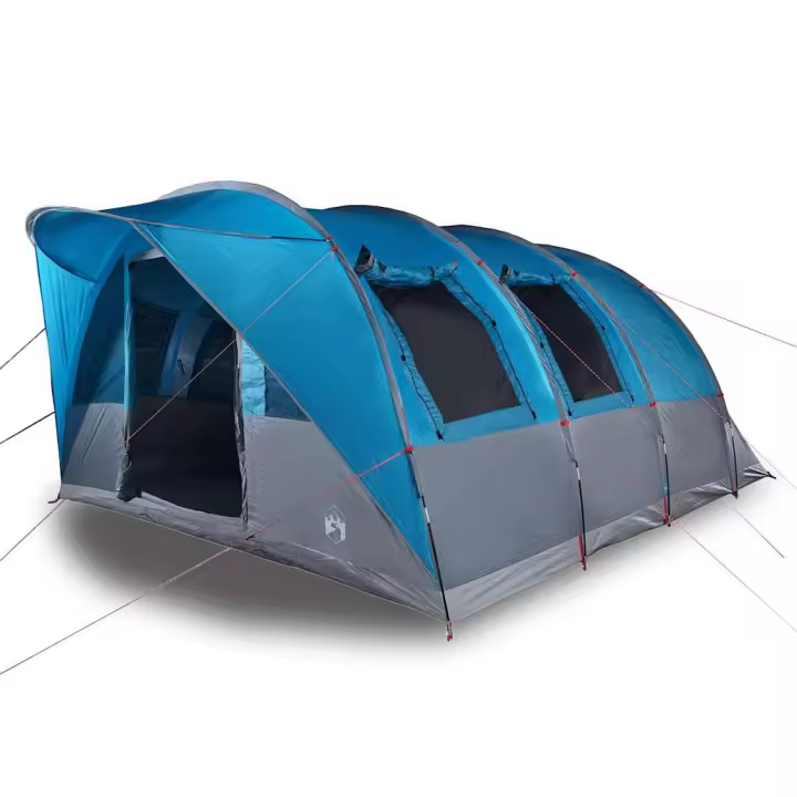 vidaXL Tienda de campaña túnel para 5 personas impermeable azul - 1