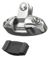Juego De Bisagra De Acero Inoxidable 316 Con Almohadilla De Goma Para Barco Yate De Marina Hebilla De Montaje De Tipo Montaña Plateado Para Toldo Swivel - details 11
