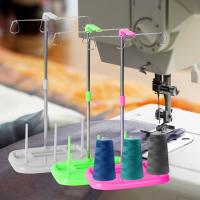 Organizador De Hilo Para Máquina De Costura Con 3 Soportes Accesorios Domésticos Para Bordado Y Costura Material Plástico Y Metal Tamaño 36cm - details 0