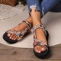 Sandalias De Verano Para Mujer Alpargatas Planas Con Cuerda De Lino Tallas Grandes Zapatos Casuales Para Playa Y Exterior - details 7