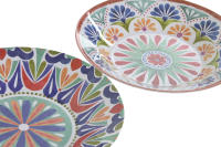 LILI HOME Vajillas de Melamina: Elegancia y Durabilidad. Plato Llano: Ø 28 cm / Plato Hondo: Ø 23 cm / Plato de Postre: Ø 20 cm / Bol Individual: Ø 13 cm / Bol de Ensalada: Ø 25 cm / Bandejas de Servir: 40 x 29 cm y 36 x 26 cm. - details 1