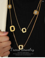 Encanto Collares de cadena de suéter largo para mujer y niña, joyería romántica para el Día de San Valentín, colgantes de corazones de amor huecos - details 0