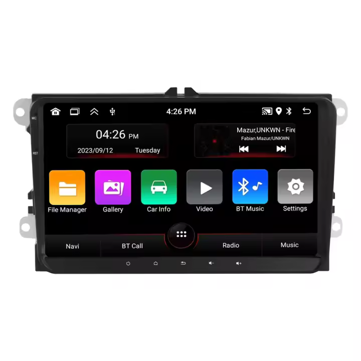 Radio De Coche Android Para Volkswagen Golf 5 6 Polo Passat B6 B7 CC Skoda Jetta Multimedia Con Wireless Carplay Auto - 1