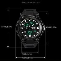 Reloj De Pulsera Digital De Lujo Para Negocios Con Calendario Para Hombres Reloj Analógico-Digital De Moda Y Casual Sin Resistencia Al Agua - details 18