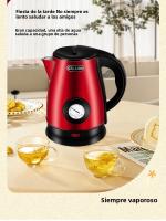 GELAIBO Hervidor Eléctrico De 1.8 Litros Capacidad Grande Acero Inoxidable Estilo Europeo Moda Diseño Mechanical Temperatura Fuente De Alimentación 240V - details 12