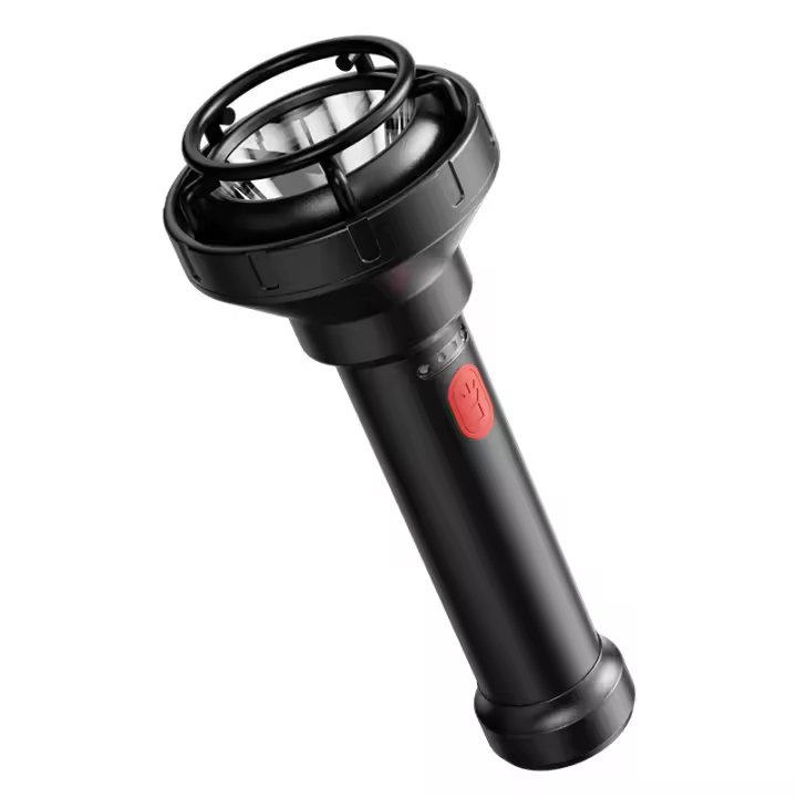Nueva linterna LED potente con carga USB, portátil, para aventuras al aire libre, brújula, linterna de iluminación multifunción - 1