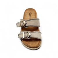Emilie shoes, Sandalias Planas con Doble Hebilla y Detalle Brillante, Chanclas Cómodas con Tiras Ajustables y Plantilla Acolchada, Sandalias de Verano con Doble Cierre y Detalles en Glitter a España Elegante Hebilla - details 10