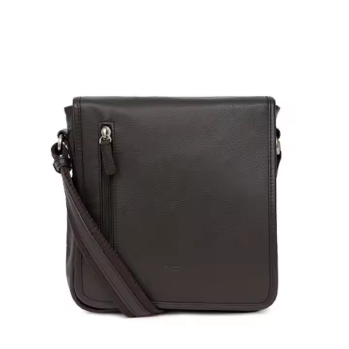 HEXÁGONA: BOLSO DE HOMBRE DE 23 cm. 461326-MARRÓN - 1