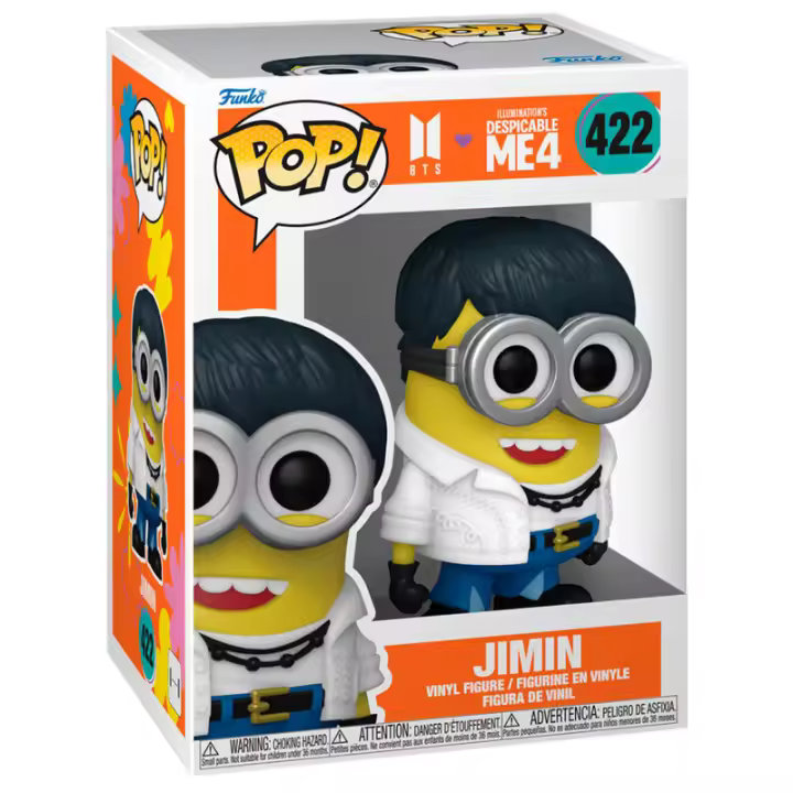 Figura Pop Gru Mi Villano Favorito 4 Jimin Minion-Figura de Vinilo Coleccionable - Idea de Regalo- Mercancia Oficial - Juguetes para Niños y Adultos - Movies Fans - Muñeco para Coleccionistas y Exposición - 1
