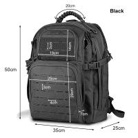 Mochila Táctica De 45L Para Hombres Mochila De Campaña Y Caza Con Sistema Molle Bolsa De Ataque Y Accesorios De Trabajo Exterior Material De Nylon - details 2