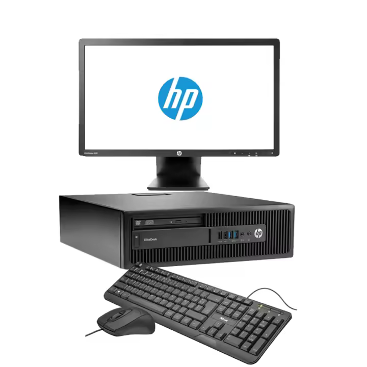 Ordenador de sobremesa  completo Hp 800 g2 ssf core i5 6 generacion 16gb Ram 480 gb ssd + monitor 20 pulgadas+ teclado+ raton - 1