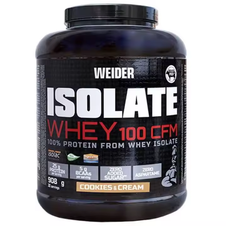 Weider Proteína Aislada 100% CFM 908gr - Definición Muscular - 1