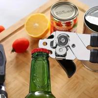 Abrebotellas Manual De Mano Ergonómica Con Borde Liso En Acero Inoxidable Alimenticio Para Cocina Y Restaurante - details 1