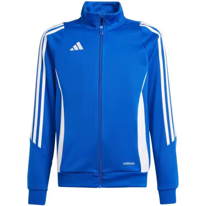 Adidas Tiro 24 Training Jr IR9509 sweatshirt sudadera de entrenamiento para jóvenes futbolistas, diseñada con materiales cálidos y transpirables para mayor comodidad en climas fríos. - 1