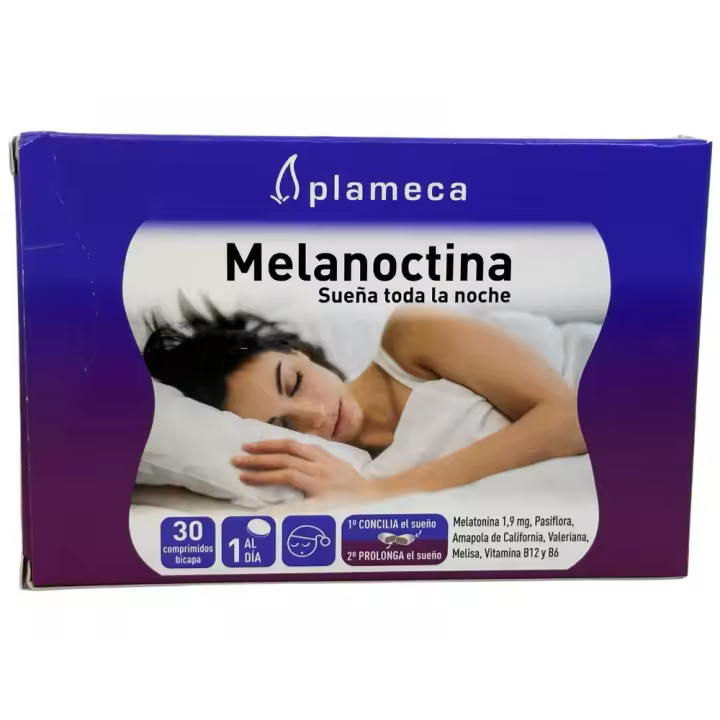 Melanoctina ¡Sueña toda la noche! 30 comprimidos bicapa de Plameca - 1