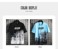 Camiseta De Verano Para Hombres Con Capucha Estampado De Dibujos Casuales Harajuku Streetwear Top De Manga Corta Suave Y Ligera Ropa De Moda Para Hombres - details 2